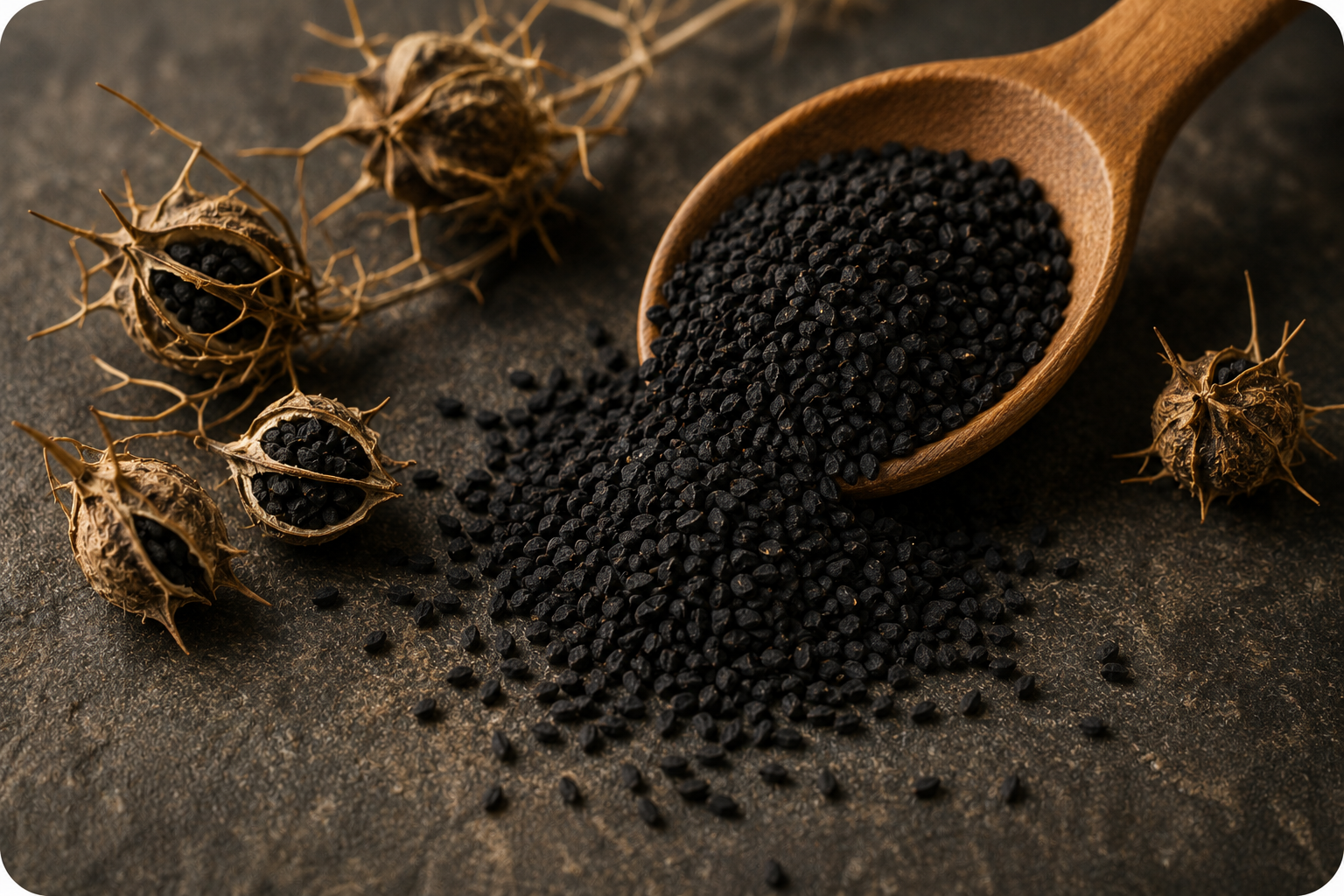 Nigella sativa seeds – black seed – kalonji